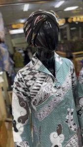 Baju Batik Tunik | Batik Couple Pasangan | Batik Kerja | Batik Seragam | Bahan Katun Lapis Furing Trikod