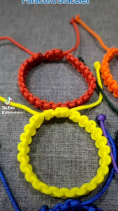 [LX] Paracord Bracelets Simple Multicolor Adjustable Gelang Lelaki Perempuan