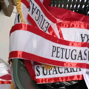 selempang petugas upacara (ada tulisan dan polos)