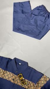Setelan Baju Koko Anak Umur 5-10th motif Kobata lengan pendek