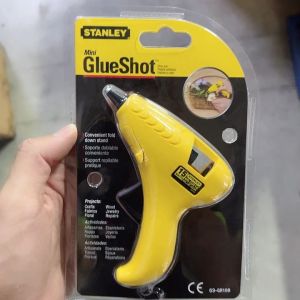 Stanley 15W GlueProTM Mini Hot Melt Glue Gun with 24 Glue Stick Combo Kit 69-GR10B GS10DT