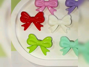 SET (Isi 3 6 dan 12) Bros pita glosi / pin anak pita rainbow