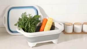 PROMO!! Talenan Baskom 3 in 1 Talenan Lipat Multifungsi 3in1 Cutting Board Folding