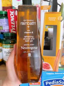 Sữa Tắm Neutrogena Rain Bath + Vitamin E Refresh Shower Bath Gel Scent Original 118lit của Mỹ