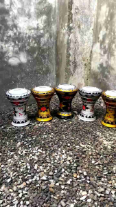 Termurah DARBUKA/DUMBUK BATU Mini DARI ANAK² SAMPAI DEWASA UKURAN 6inch TRUMBUK HADROH MARAWIS