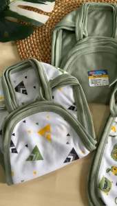 1 Lusin / 12 PCS Popok Bayi 2 Popok Tali kain Cuci Ulang Popok Selancar Warna Mix Bahan Katun Adem