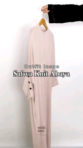 [Terbaru] Abaya Safwa Knit Mewah Elegan - Abaya Knit Premium Jumbo XL XXXL LD 180 Abaya Gamis Kekinian Viral 2024 mewah elegan