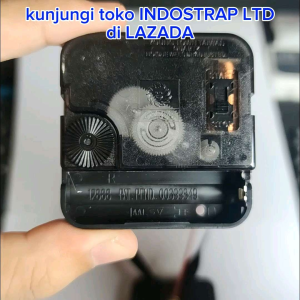 mesin jam dinding panjang as 145 mm model detak free jarum QUARTZ 12888 on/off