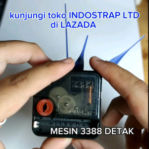 mesin jam dinding 3388 mesin jam dinding model detak 3388 as 124mm free jarum Suku Cadang Jam Dinding - Lazada