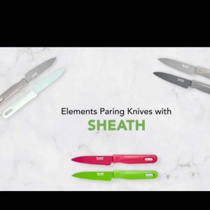 Tovolo Set of 2 Paring Knives with Blade Guard Sheath Protector