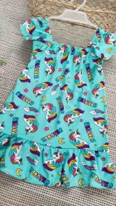 3pcs/1pc Butterfly Dress for Baby Girls (Infant–3Y) | Cute Printed Toddler Dress | Soft & Breathable Cotton Spandex