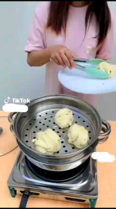 Panci Kukus 2 susun Panci Siomay Stainless