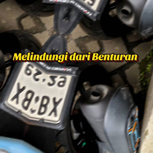 BOSW Cover Knalpot Fazzio Aksesoris Pelindung Muffler Bahan Karet