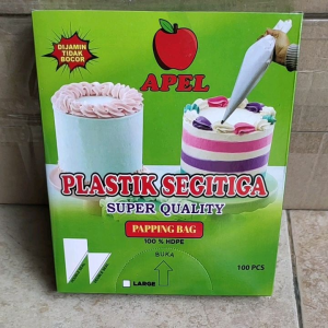Plastik Segitiga Large / Besar Super Quality Papping Bag isi 100 Pcs