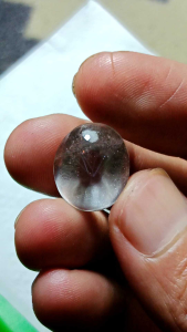 Batu akik kecubung air kinyang natural