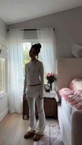 Threetimes Elfin Hoodie & Skirt Pants Set - พร้อมส่ง/ของแท้