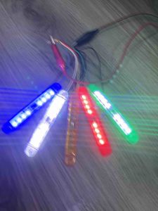 [2 Chiếc] Led đũa lắp sườn xe nóc xe nhiều màu nhỏ gọn