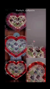 Frame Love in Flower (3D Led) baru di Indonesia