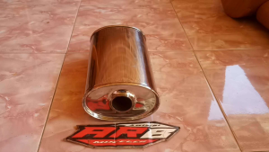 TABUNG KNALPOT STANDAR TENGAH SUARA HALUS MOBIL SEDAN UNIVERSAL
