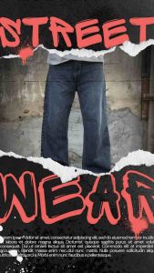 LVISCLUB รุ่น BG1001/2/3 กางเกงยีนส์ทรงBaggy ผ้ายีนส์ฟอกสโนว์เฟดเป้าซิปปลายขา 10-11 ทรงใหญ่ผ้ายีนส์คุณภาพเนือแน่ 14 ออนซ์