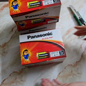 Combo 2 vỉ 4 viên Pin Đại D Panasonic Alkaline LR20T/2B