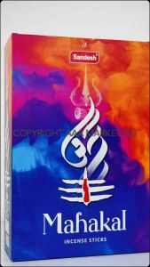 SANDESH AGARBATHI (Premium Incense Sticks) MAHAKAL SERIES 1 HOUR BURNING SIVAYA NAMA AUM