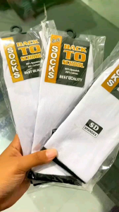 Kaos Kaki Sekolah Hitam Putih Bisa COD Kaos Kaki Anak Sekolah SD SMP SMA