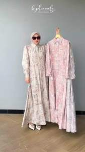 Bydianafz Alena Dress | Gamis Wanita Rayon Jacquard Terbaru Busui Friendly JUMBO s.d LD 130cm SM-XXXL | Fashion Muslim
