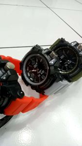 Jam Tangan Pria Sporty Tali Karet & Jam Tangan Analog Terbaru