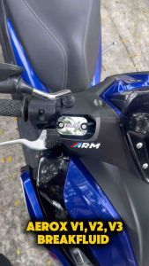 Aerox V1/V2/V3 Brake Fluid Cover — 2Pcs Left and Right | Plug and Play | Premium Colors | Clean Look