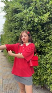 oversize sport vintage แขนสั้น โอเวอร์ไซร์ เข้าแล้ว Freesize ราคาน่ารัก 390 บาทจ้า