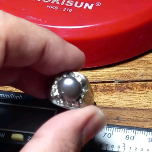 cincin mutiara asli