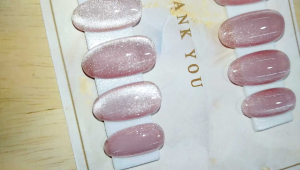 เล็บเจลสีลูกแก้วโทนเล็บสุขภาพดี เล็บเจลแท้ฟรีกาวตะไบ