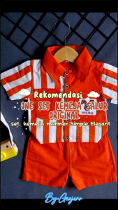 Setelan Baju Anak Laki-Laki (SALUR ORIGINAL) Untuk Anak Usia 6 Bulan sampai 4 Tahun bisa COD