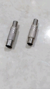 JACK ANTENA TV METAL BESI FEMALE MALE / JEK ANTENA TV BESI