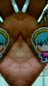 KPOP DEMON HUNTERS Gantungan Kunci Akrilik 2 Sisi Keychain HUNTRIX SAJABOYS RUMI ZOEY MIRA