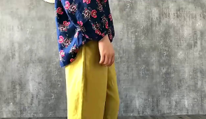 Celana Harem Wanita Katun Linen Panjang