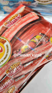 💢30ชิ้น💢 เยลลี่ยาว รสบลูเบอร์รี่ สีฟ้า รสเปรี้ยว ยาวมาก ขายดี อร่อยมาก