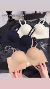 🇲🇾 Ready Stock High Quality 2.5cm Push Up Bra（3 Hooks）Wireless Bra(Tidak Dawai+Span Tebal+Tepi Besar)自然显胸‼️软乎乎的超级舒服‼️ 加厚内衣加厚文胸小胸内衣AA杯内衣聚拢内衣Push Up Bra seamless bra防滑内衣