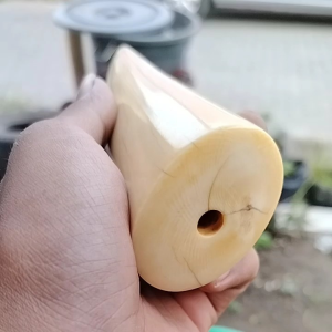 pipa GG asli pucuk alami bahan merah Cristal panjang 16cm asli pucuknya alami utuhan