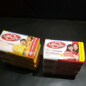 3PCS LIFEBUOY sabun mandi batang 70GR