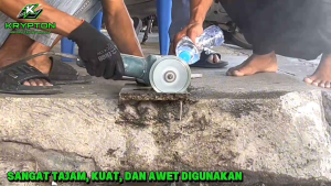 KRYPTON Diamond wheel / mata gerinda potong 4"x1.2mm superthin TYPE X- turbo tajam & awet