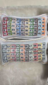 Gối số ghim kim thêu tranh chữ thập 100 số