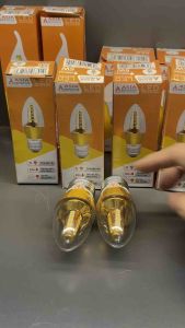 Đèn LED Tròn E27 Asia Kiểu Nến 5W - Thương hiệu Asia