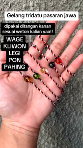 Gelang tridatu pasaran jawa by CAKRADAYU