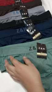 [A.A] 3 PCS Brief for men M L XL XXL High quality Fabric Soft Cotton Plain Thick Fabric