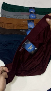 [A.A]Brief for men Big size 3pcs 3XL 4XL 5XL High quality Soft cotton spandex Underwear Plain