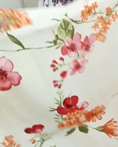 Bahan Kain Zara Motif Bunga Premium Harga 05m