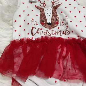 Preloved Baby Berry Tutu Dress My first Christmas. 6-12 months