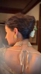 [PRE-ORDER] BOLLYWOOD BLOCKBUSTER ACTRESS STYLE BEAUTIFUL PARTYWEAR EMBROIDERED WITH SEQUENCE SAREE AND BLOUSE [DELIVERY TIME 12 DAYS]